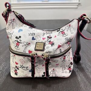 Disney Dooney & Bourke - Sweethearts Mickey & Minnie Shoulder Bag